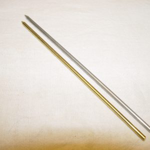 Aluminum, brass pencil set