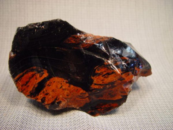 Rough: Obsidian, mahogany black lace