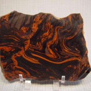 Obsidian, mahogany double flow slabs