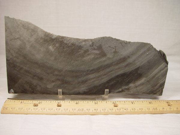Obsidian, silver sheen, 3/8 slabs
