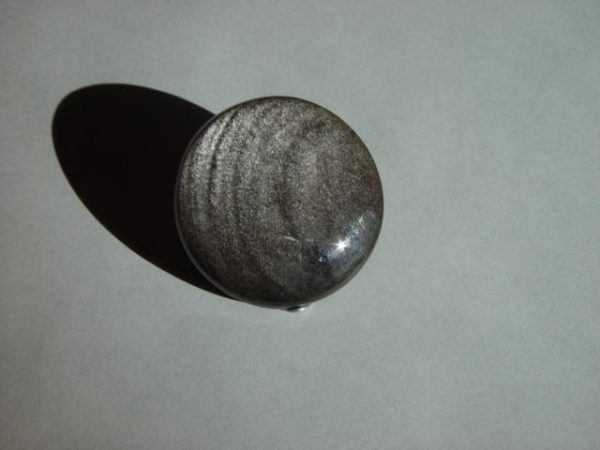 Obsidian, silver sheen, NV, 38mm